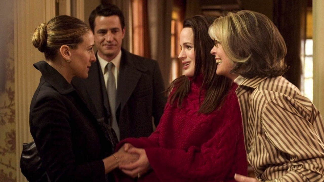 (L to R): Sarah Jessica Parker, Dermot Mulroney, Elizabeth Reaser and Diane Keaton in 'The Family Stone.' Photo: 20th Century Fox.