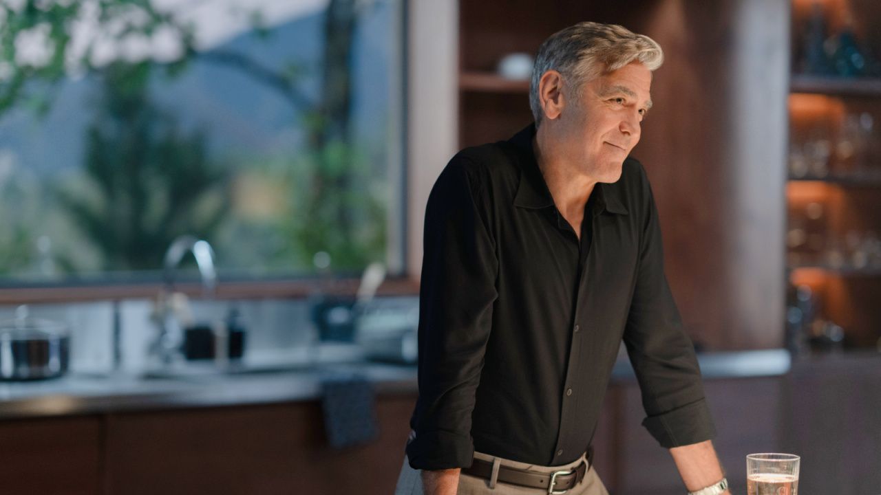 George Clooney as Jay Kelly in 'Jay Kelly'. Cr. Peter Mountain/Netflix © 2025.
