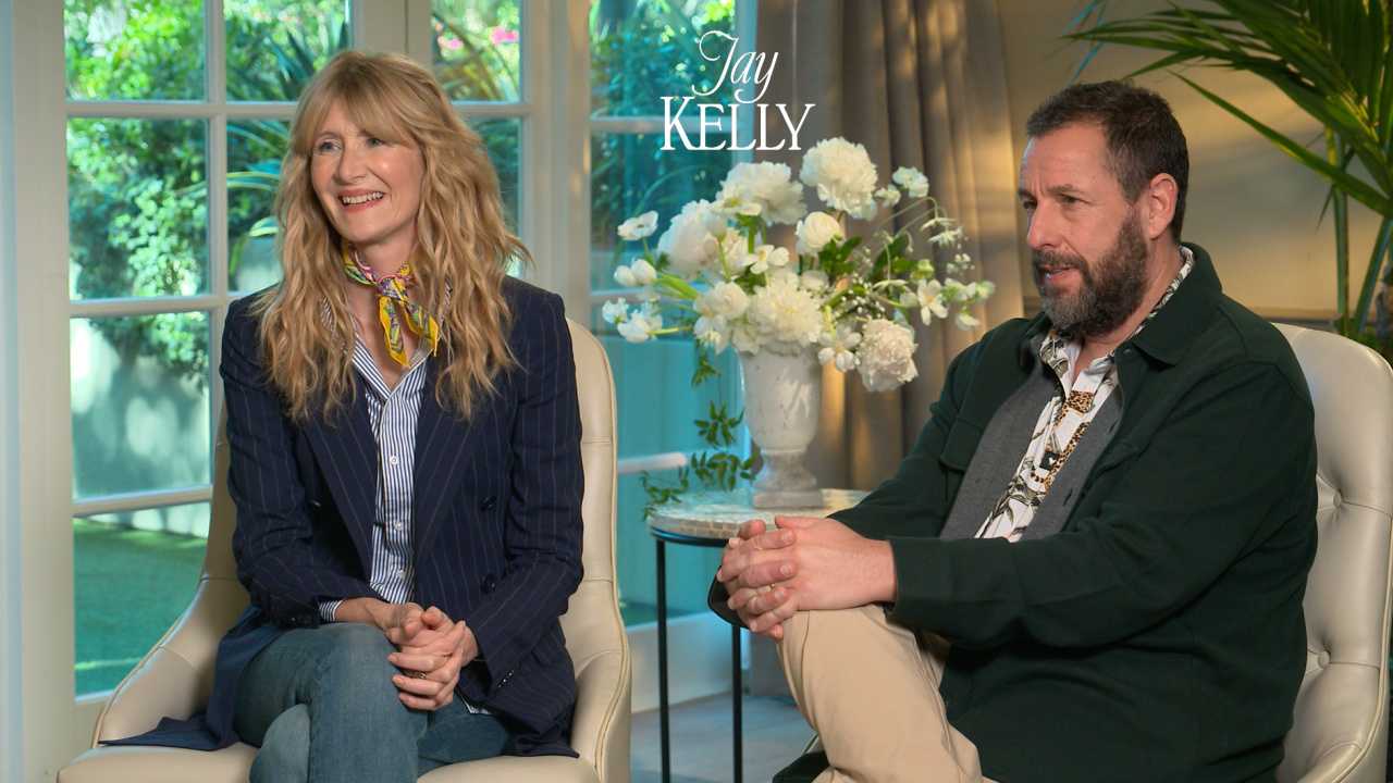 'Jay Kelly' Interview: Adam Sandler and Laura Dern