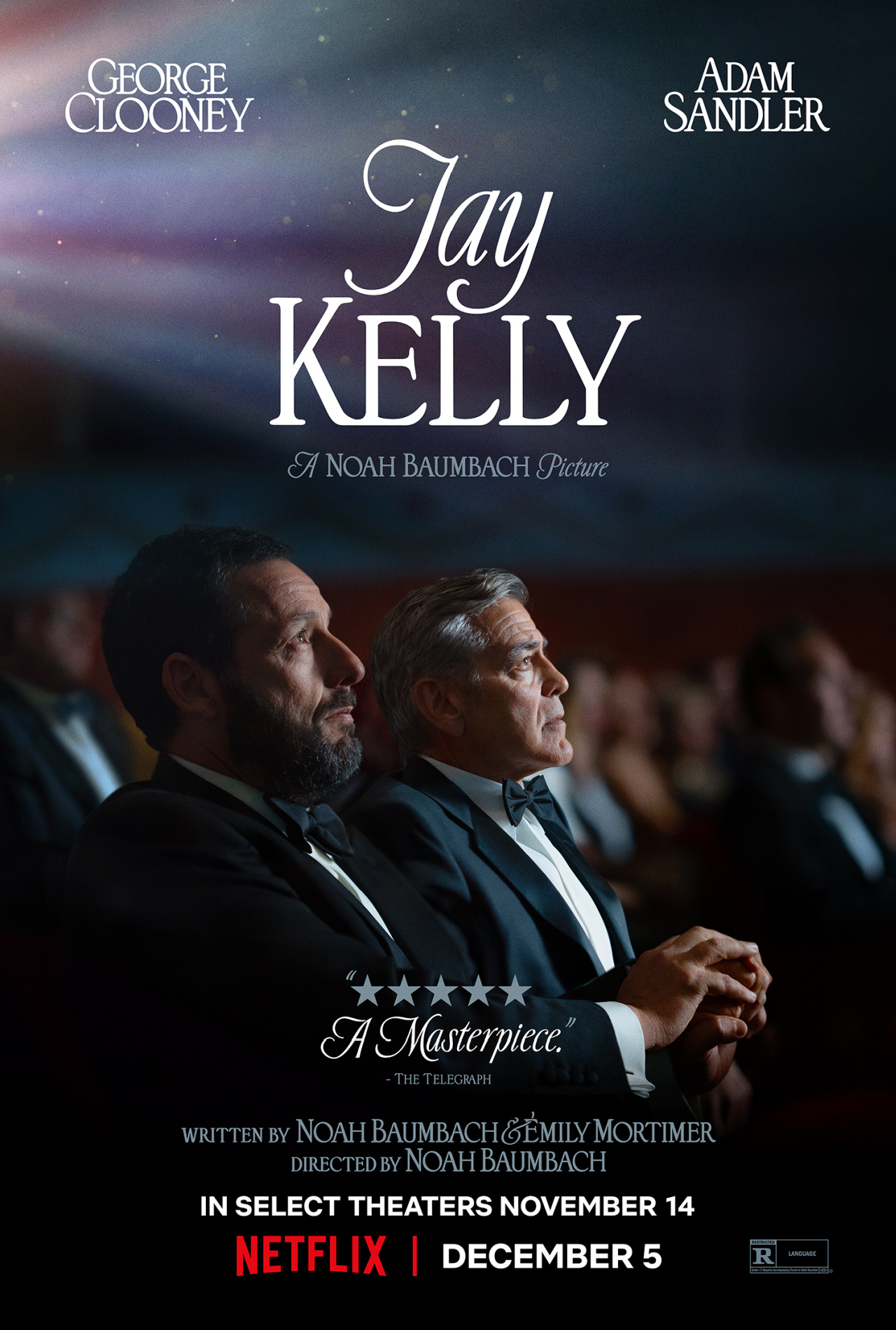 'Jay Kelly' opens in theaters on November 14th and premieres on Netflix December 5th.
