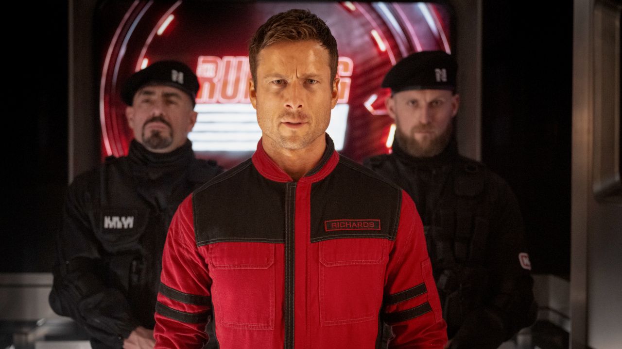 Glen Powell stars in Paramount Pictures' 'The Running Man'.