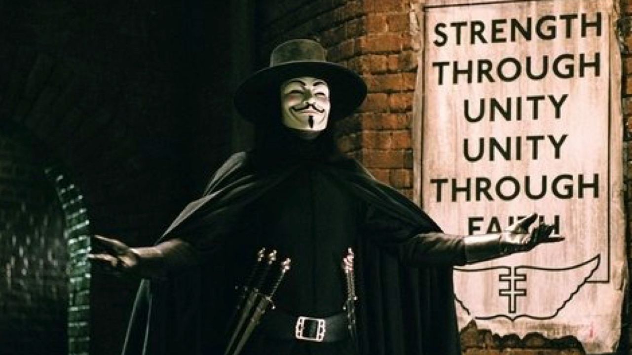 Hugo Weaving in Warner Bros. 'V for Vendetta' (2006).
