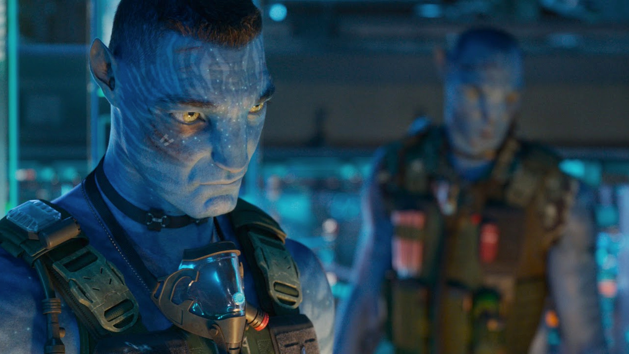 Quaritch (Stephen Lang) in 20th Century Studios' 'Avatar: Fire and Ash'. Photo courtesy of 20th Century Studios. © 2025 20th Century Studios. All Rights Reserved.