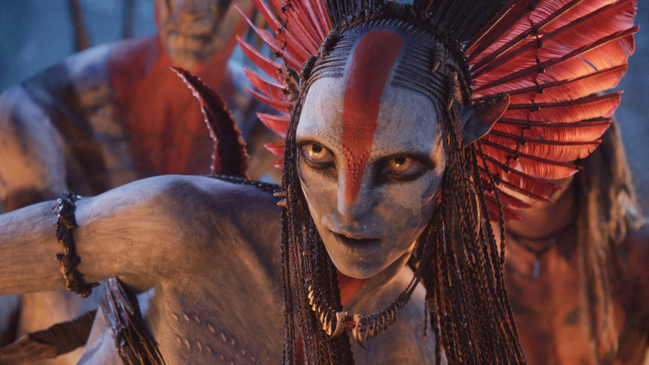 Varang (Oona Chaplin) in 20th Century Studios' 'Avatar: Fire and Ash'. Photo courtesy of 20th Century Studios. © 2025 20th Century Studios. All Rights Reserved.