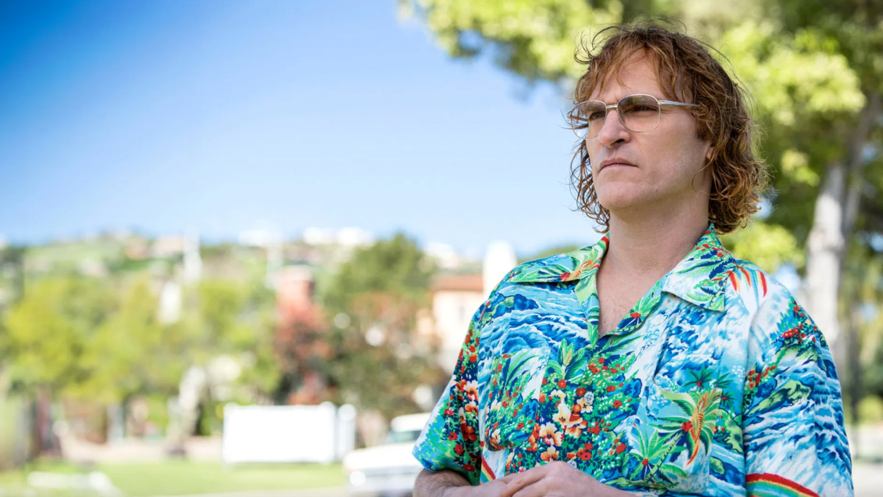 Joaquin Phoenix in 'Don't Worry, He Won't Get Far on Foot'. Photo: Amazon Studios.
