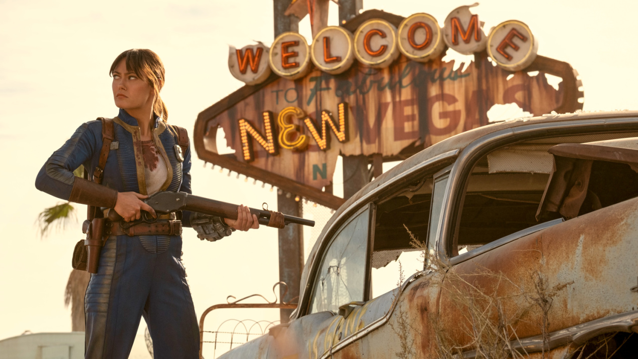 Ella Purnell (Lucy MacLean) in 'Fallout' Season 2. Photo Credit: Lorenzo Sisti / Prime. Copyright: © Amazon Content Services LLC.