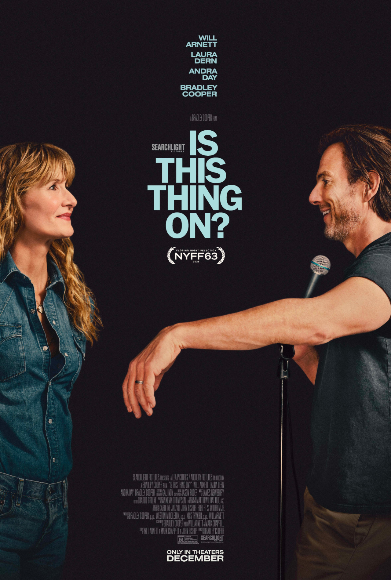 'Is This Thing On?' opens in theaters on December 19th.