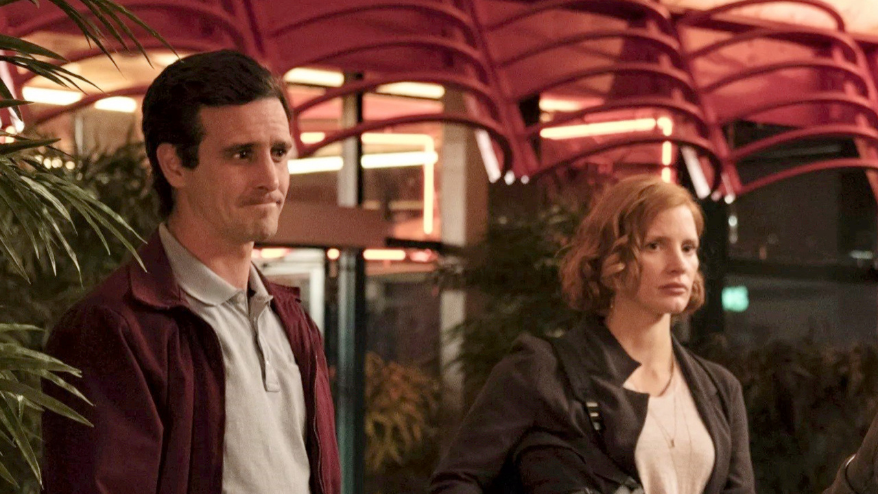 (L to R): James Ransone and Jessica Chastain in 'It: Chapter Two.' Photo: New Line.