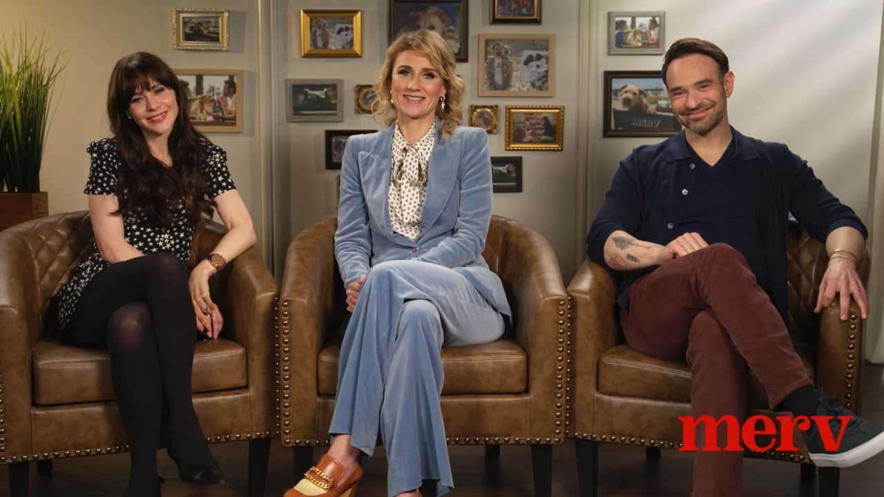 'Merv' Interview: Zooey Deschanel, Charlie Cox and More