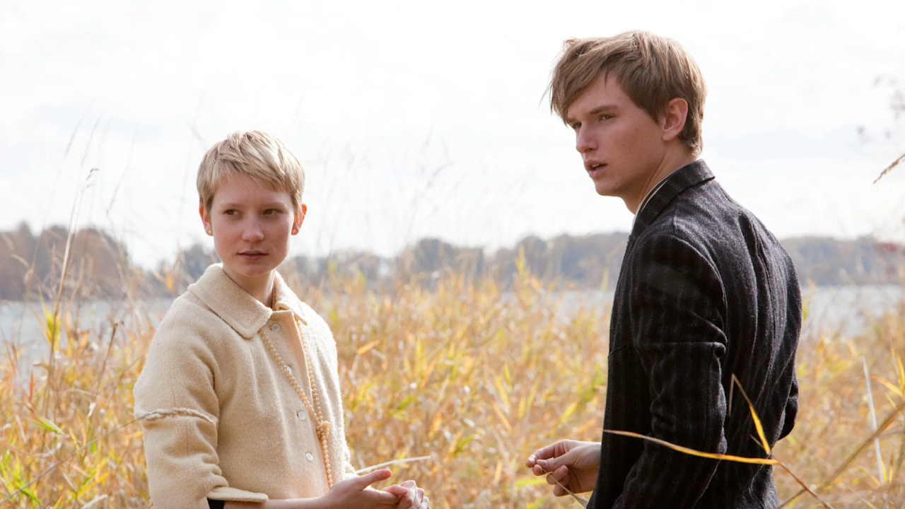 (L to R) Mia Wasikowska and Henry Hopper in 'Restless'. Photo: Sony Pictures Classics.