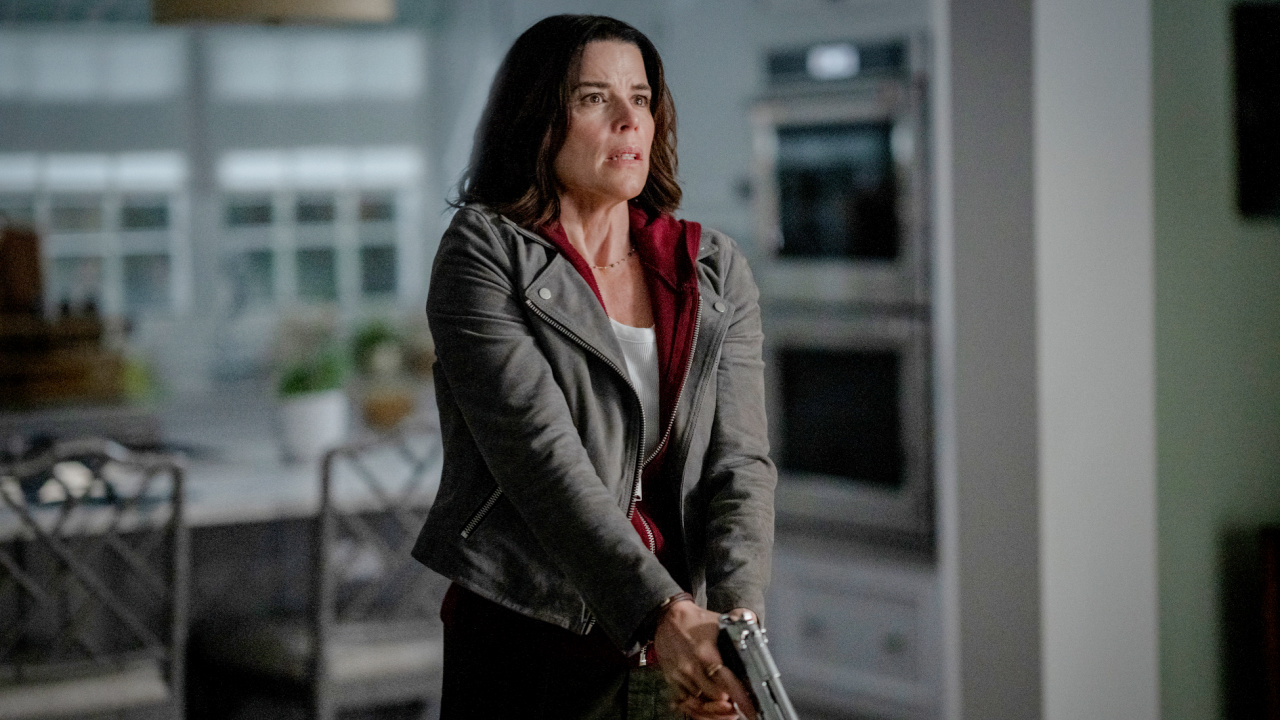 Neve Campbell stars in Paramount Pictures and Spyglass Media Group's 'Scream 7.'