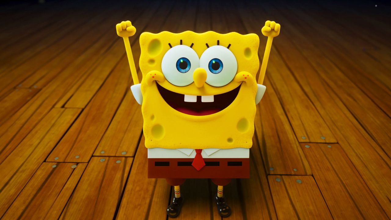SpongeBob SquarePants (Tom Kenny) in ‘The SpongeBob Movie: Search For SquarePants’ from Paramount Animation and Nickelodeon.