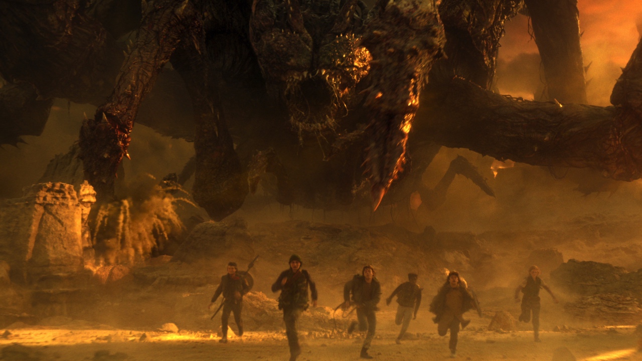 (L to R) Joe Keery as Steve Harrington, Finn Wolfhard as Mike Wheeler, Charlie Heaton as Jonathan Byers, Caleb McLaughlin as Lucas Sinclair, Gaten Matarazzo as Dustin Henderson, and Maya Hawke as Robin Buckley in 'Stranger Things: Season 5.' Photo: Netflix © 2025.