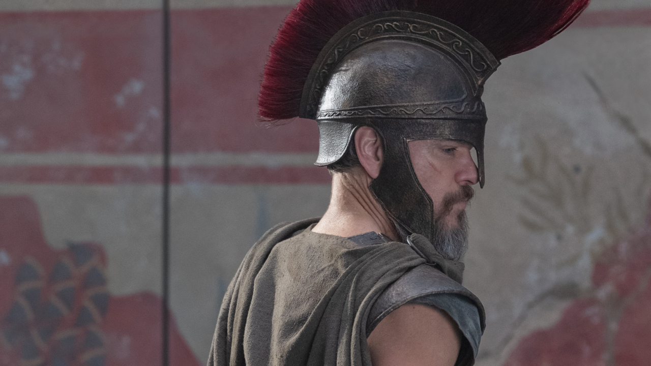 Matt Damon is Odysseus in 'The Odyssey', written, produced, and directed by Christopher Nolan. Photo: Universal Pictures.