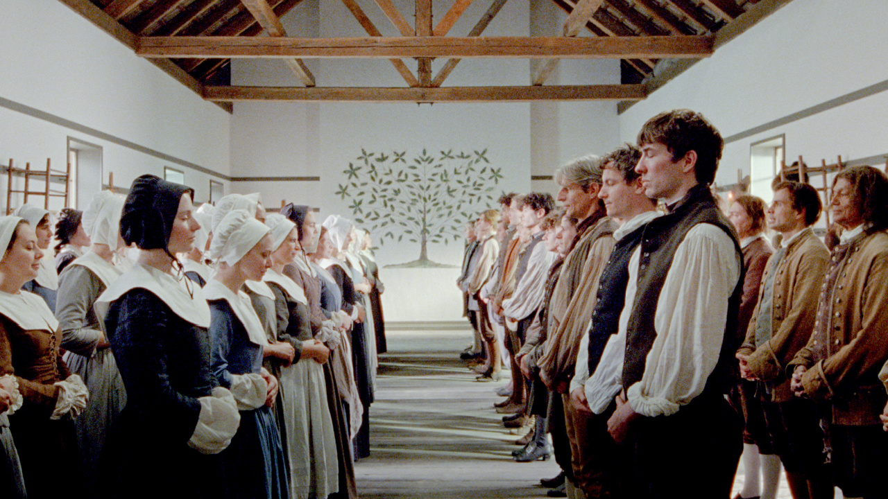 A scene from 'The Testament of Ann Lee'. Photo courtesy of Searchlight Pictures. © 2025 Searchlight Pictures All Rights Reserved.