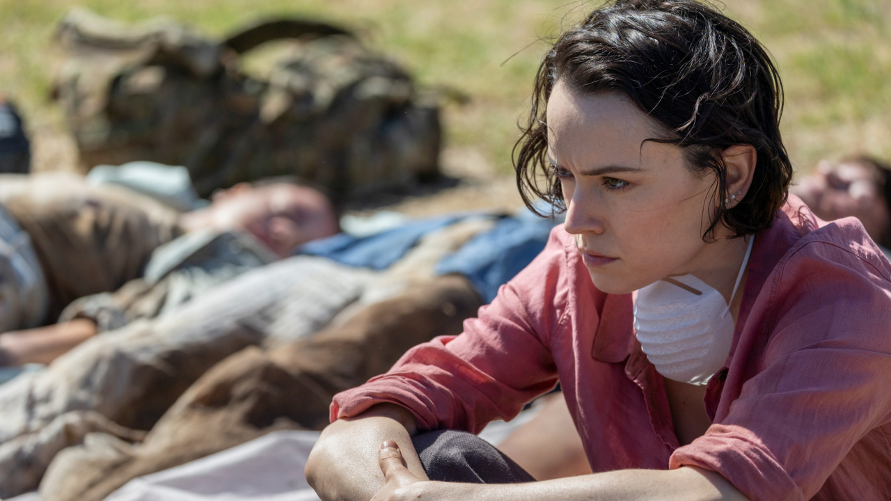 Daisy Ridley in 'We Bury the Dead'. Photo: Vertical.