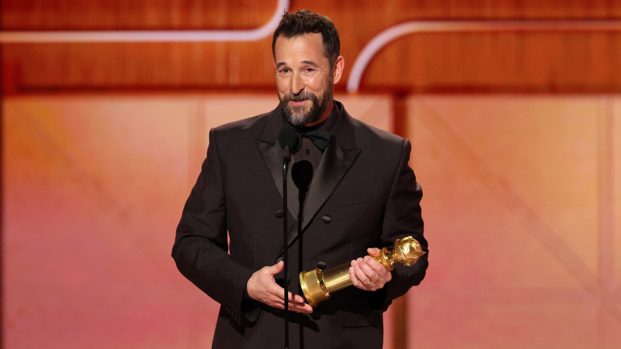 Noah Wyle accepts the Best Performance by a Lead Actor in a TV Series – Drama Award for "The Pitt" onstage during the 83rd Annual Golden Globes®, airing live from the Beverly Hilton in Beverly Hills, California on Sunday, January 11, 2026 at 8 PM ET/5 PM PT, on CBS and streaming on Paramount+. Photo: Kevork Djansezian/CBS ©2026 CBS Broadcasting, Inc. All Rights Reserved.