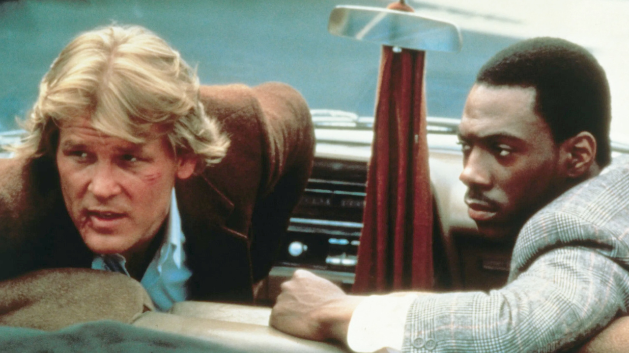 (L to R) Nick Nolte and Eddie Murphy in '48 hrs.' Photo: Paramount Pictures.