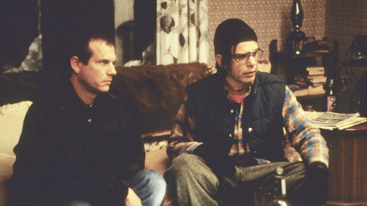 (L to R) Bill Paxton and Billy Bob Thornton in 'A Simple Plan'. Photo: Paramount Pictures.