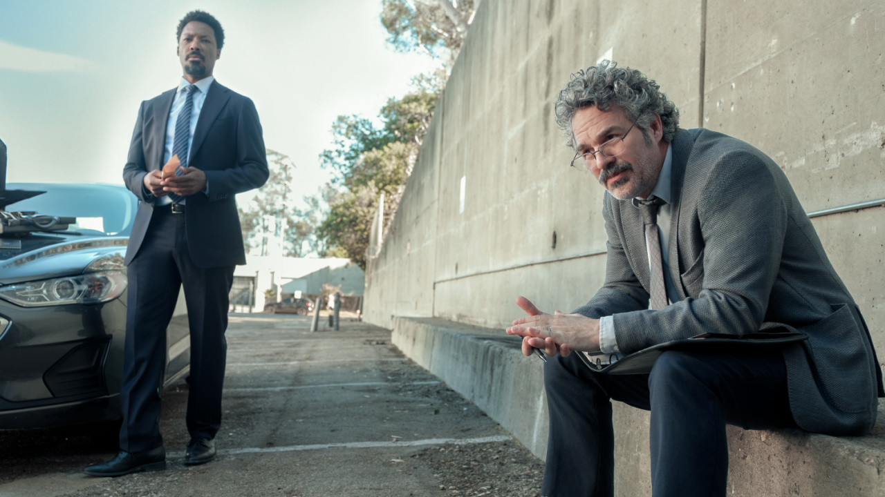 Кори Хокинс и Марк Руффало играют главные роли в «Преступлении 101». Фото предоставлено: Меррик Мортон.