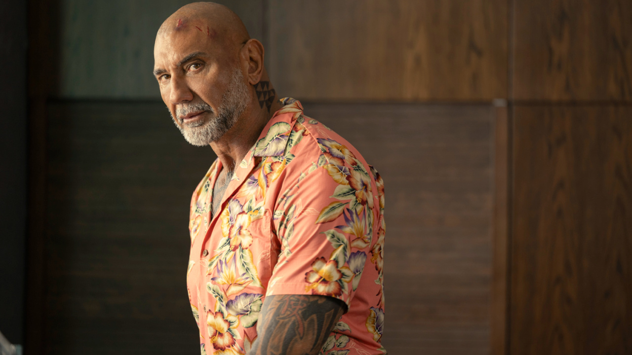 Dave Bautista star in 'The Wrecking Crew'. Credit: Jason Laciste/Prime. Copyright: © Amazon Content Services LLC.