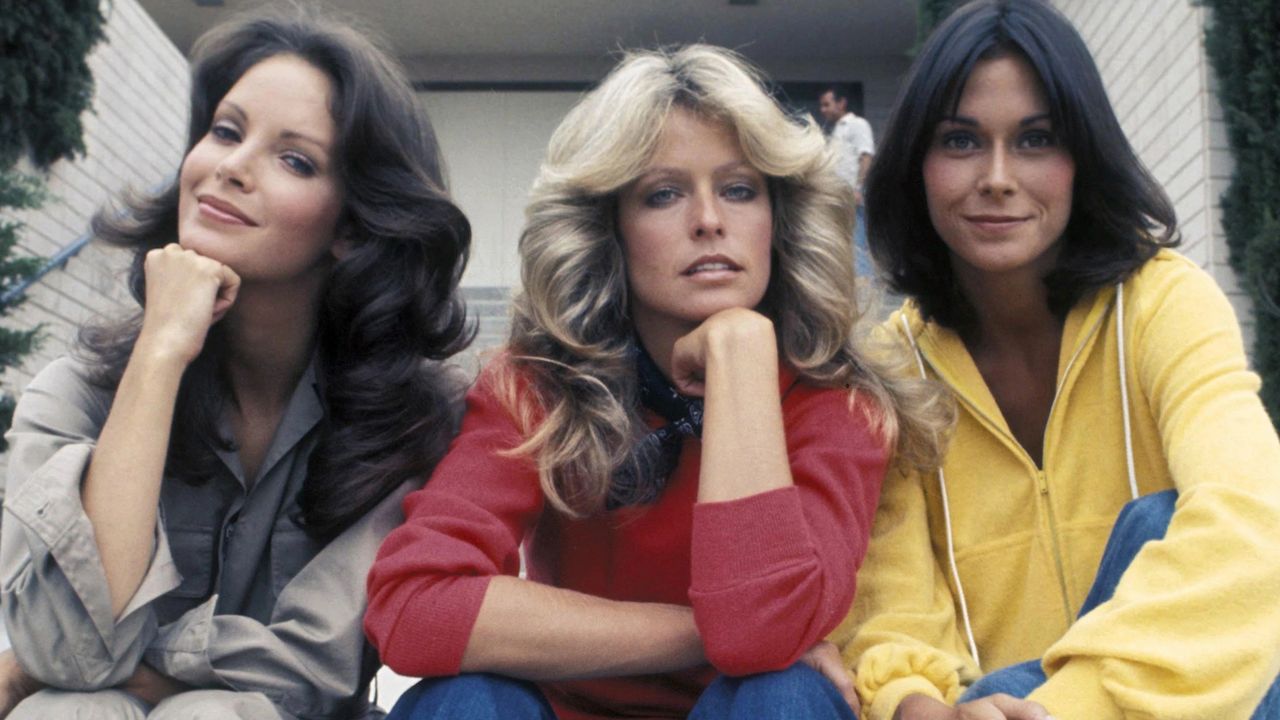 (L to R): Farrah Fawcett, Kate Jackson and Jaclyn Smith in 'Charlie's Angels.' Photo: ABC.