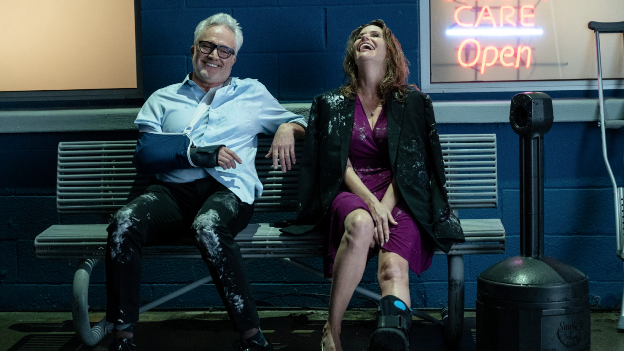 (L to R) Bradley Whitford and Amy Landecker star in 'For Worse'. Photo: Brainstorm Media.