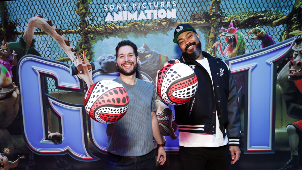 (L to R) Adam Rosette and Tyree Dillihay seen at the 'Goat' Movie: Family Roarball Experience for Columbia Pictures and Sony Pictures Animation’s 'Goat' at Intuit Dome on February 01, 2026 in Inglewood, California. Photo: Eric Charbonneau/Sony Pictures via Getty Images.