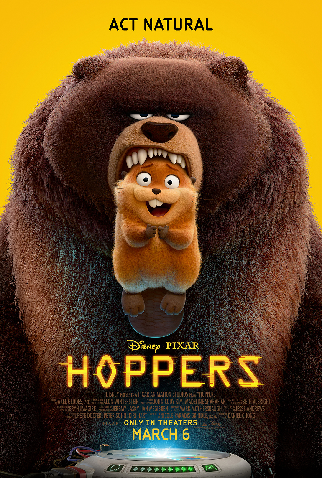 'Hoppers' opens in theaters on March 6th.