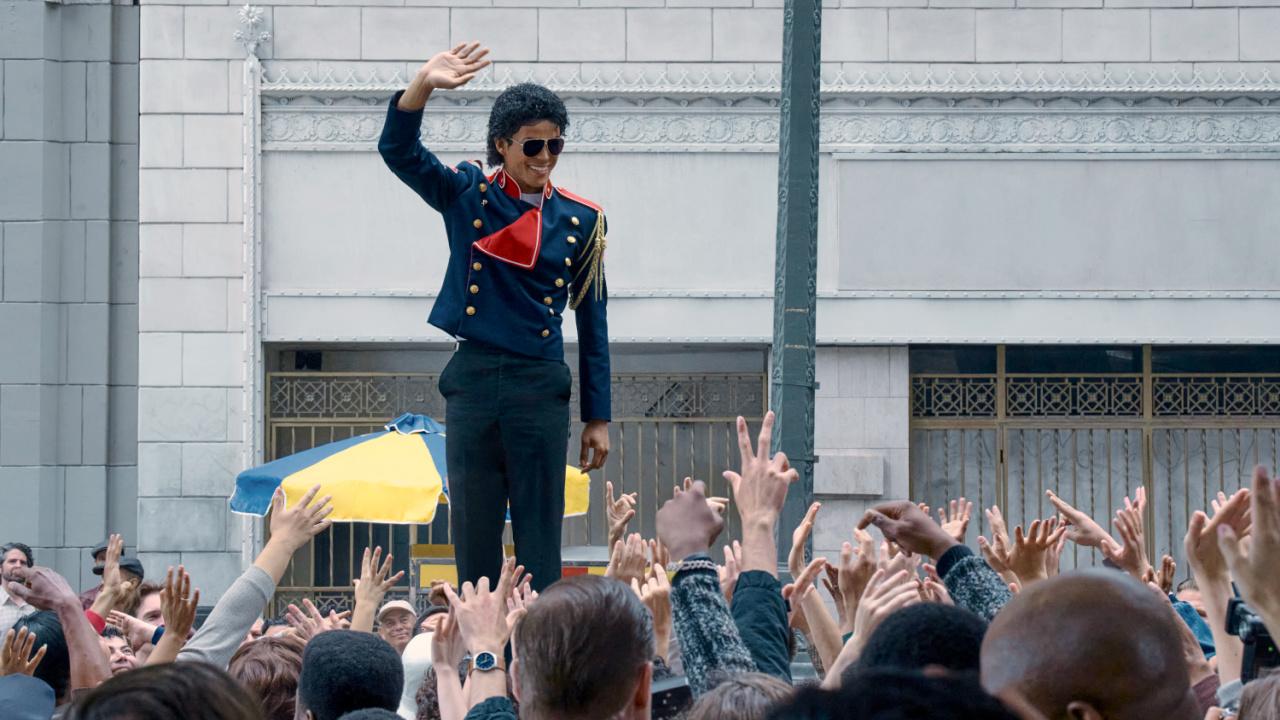 Jaafar Jackson as Michael Jackson in 'Michael'. Photo Credit: Glen Wilson/Lionsgate.