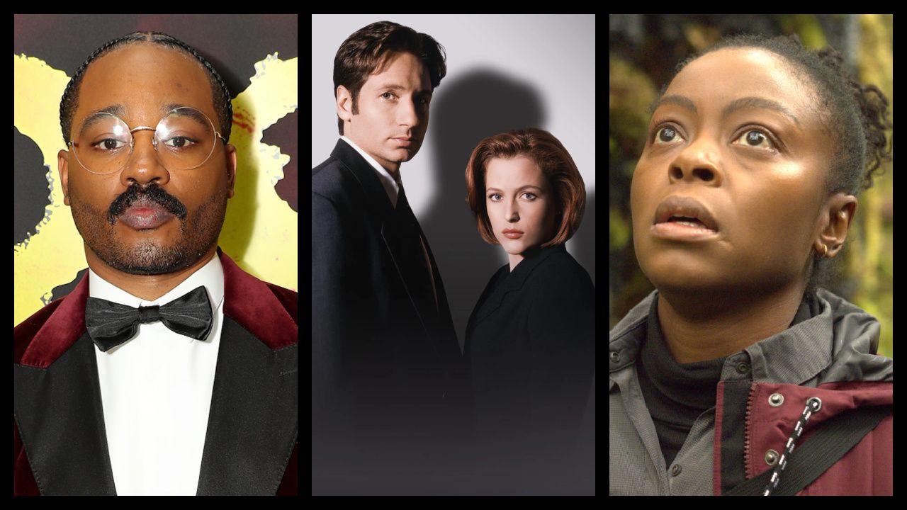 (Слева) Режиссер Райан Кулер на премьере фильма «Грешники» в Нью-Йорке. Фото: Warner Bros. (в центре) Дэвид Духовны и Джиллиан Андерсон в «Секретных материалах». Фото: Телевидение 20th Century Fox. (Справа) Даниэль Дедвайлер в «Параллельно». Фото: Вертикальные развлечения.