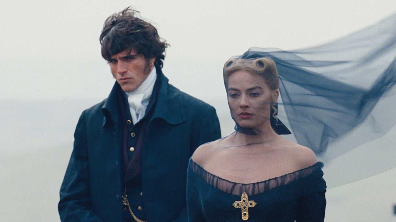 (L to R) Jacob Elordi as Heathcliff and Actor, Producer Margot Robbie as Catherine Earnshaw in 'Wuthering Heights', a Warner Bros. Pictures Release. Photo Credit: Photo Courtesy Warner Bros. Pictures.