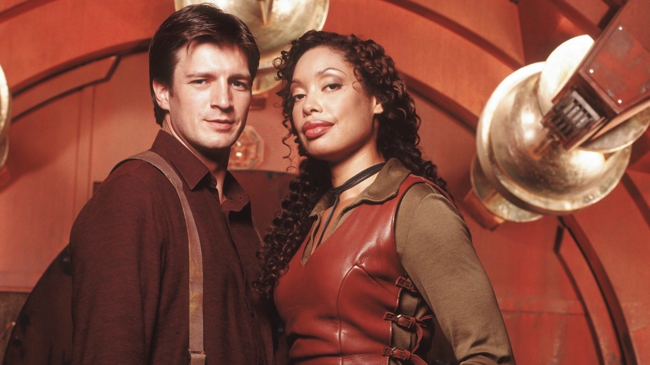 (L to R): Nathan Fillion and Gina Torres in 'Firefly'. Photo: 20th Century Television.