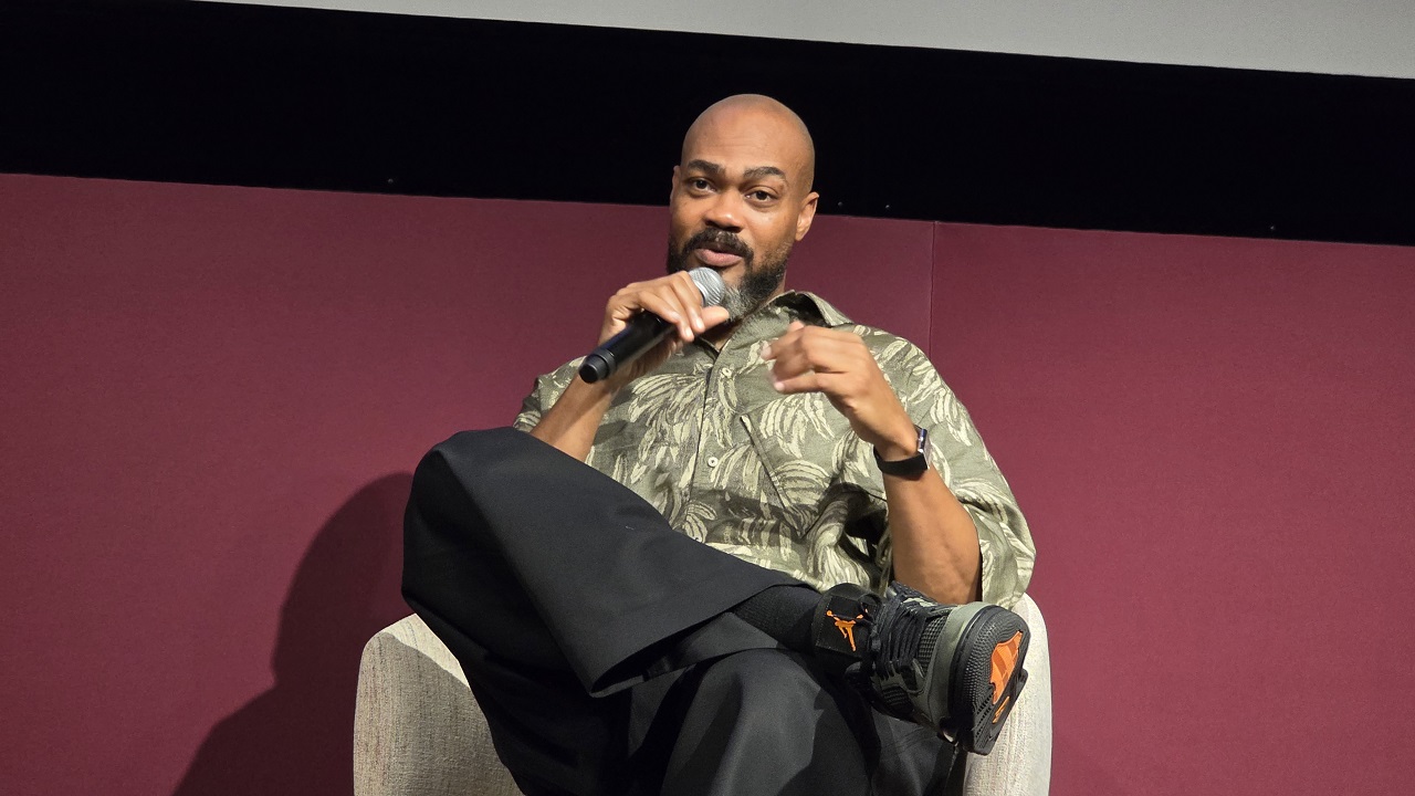 Тайри Диллихей на пресс-конференции цифрового релиза режиссера «КОЗЫ». Фото: Тесса Смит.