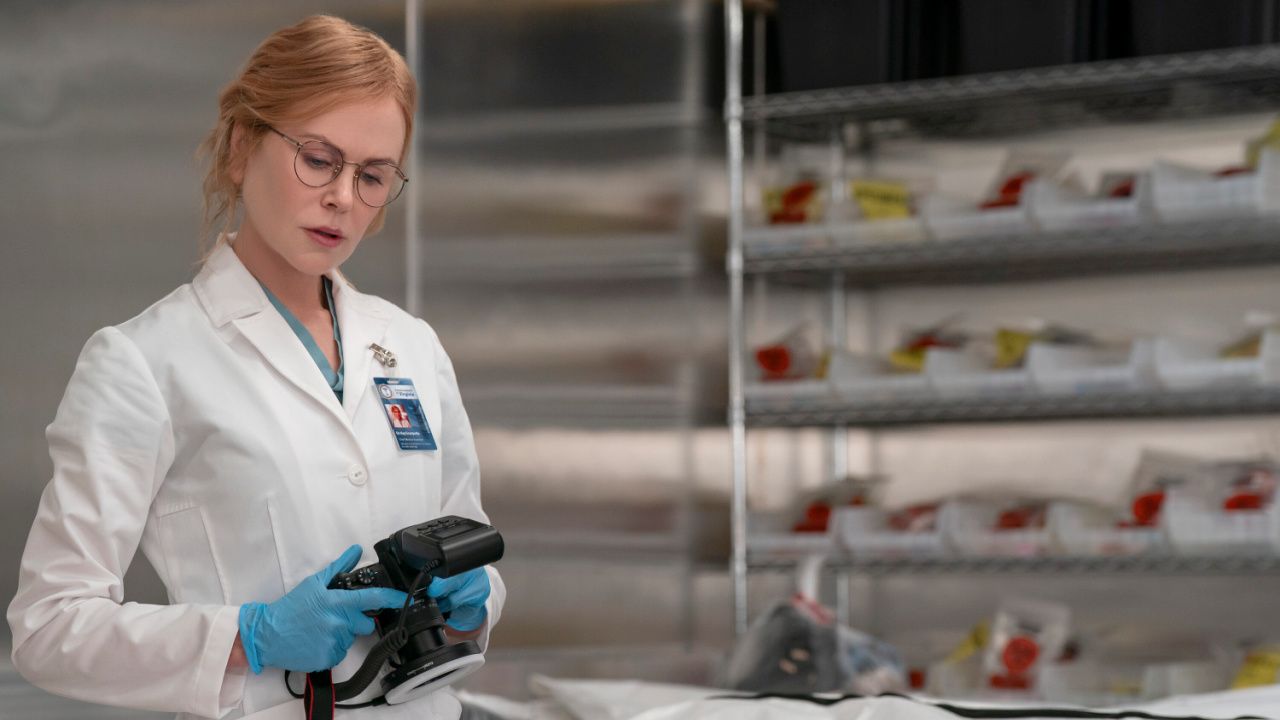 Kay Scarpetta (Nicole Kidman) in 'Scarpetta' Season 1. Photo Credit: Connie Chornuk / Prime. © Amazon Content Services LLC.