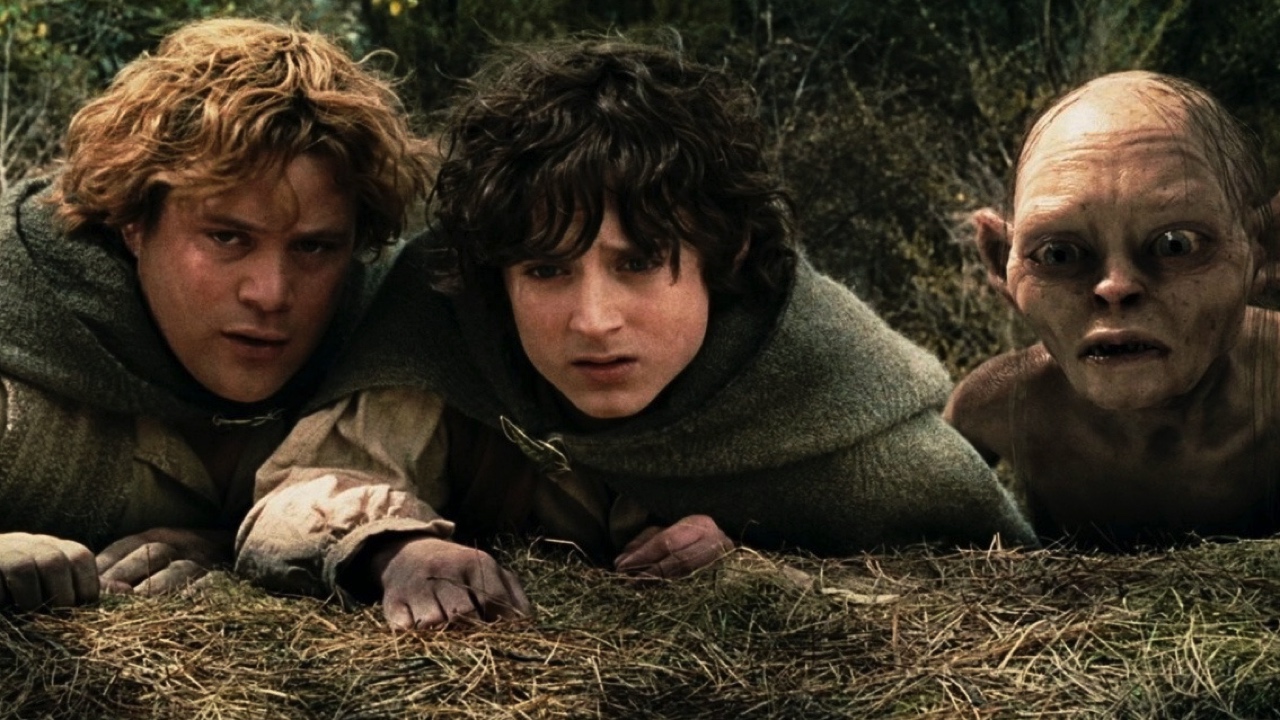 (L to R) Sean Austin, Elijah Wood and Andy Serkis in 'The Lord of the Rings: The Return of the King'. Photo: New Line Cinema.