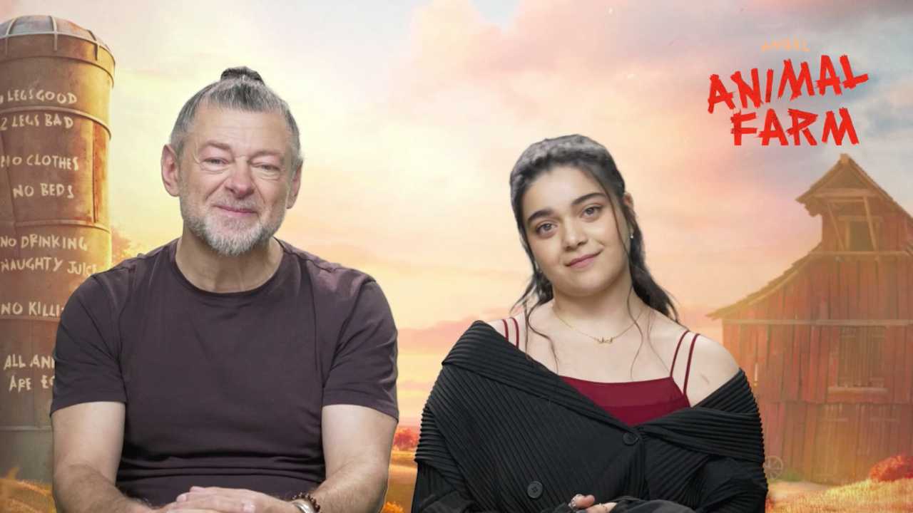 ‘Animal Farm’ Interview: Andy Serkis and Iman Vellani
