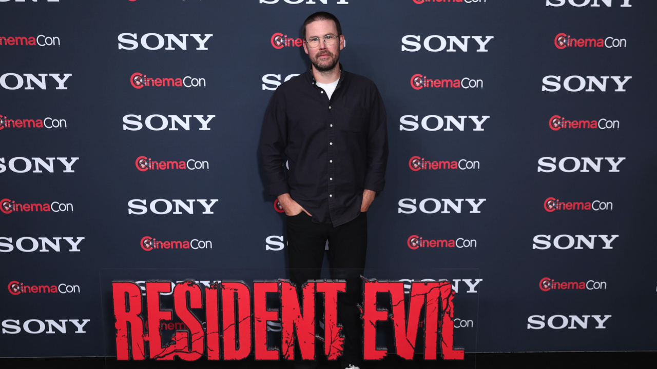 Zach Cregger at a Photo Call for 'Resident Evil' at CinemaCon 2026 for Sony Pictures at The Colosseum at Caesars Palace on April 13, 2026 in Las Vegas, Nevada. Photo by JC Olivera/Sony Pictures via Getty Images.