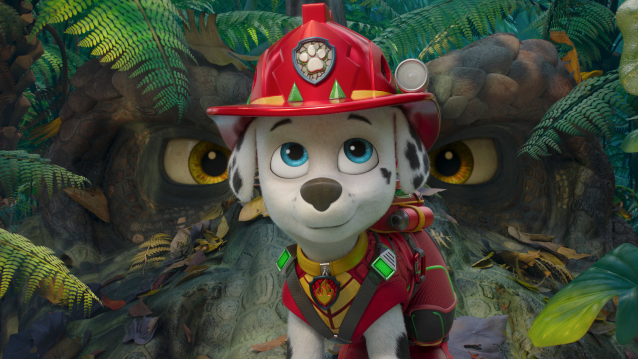 Carter Young as “Marshall” in 'Paw Patrol: The Dino Movie' from Paramount PIctures and Spinmaster.