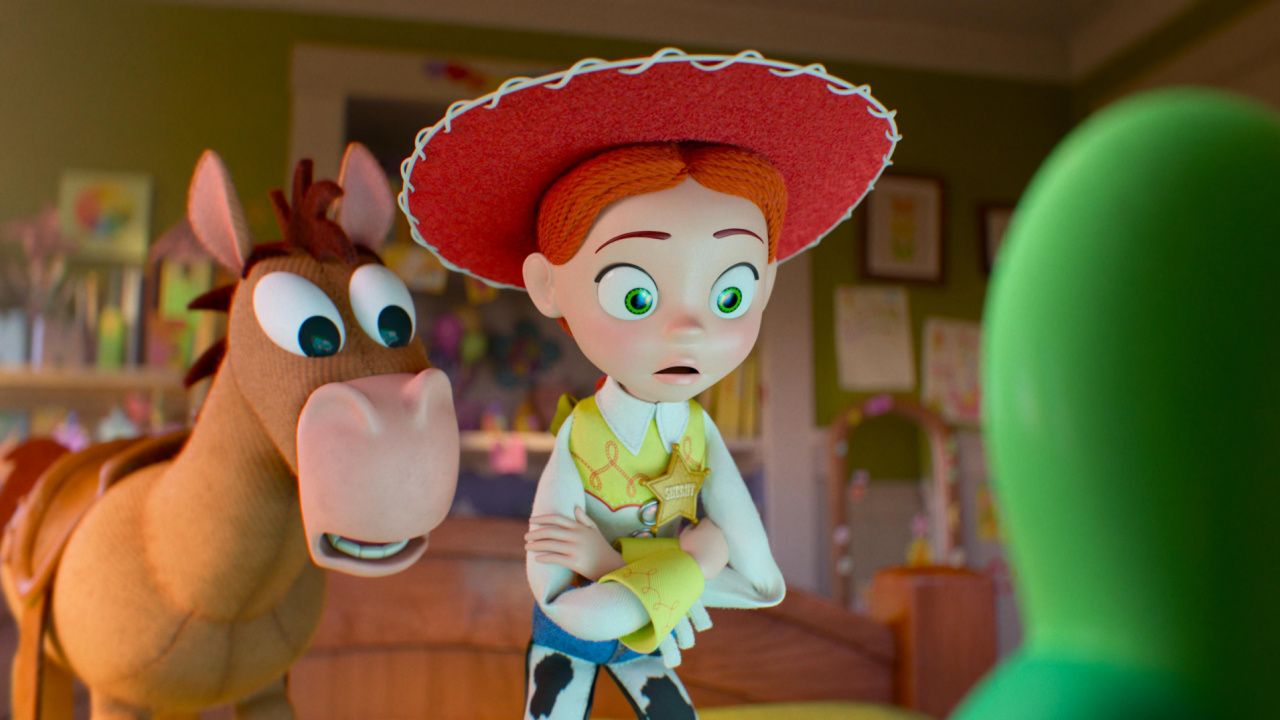 (L to R) Bullseye and Jessie with Lilypad in Disney and Pixar's 'Toy Story 5'. Photo courtesy of Pixar. © 2026 Disney/Pixar. All Rights Reserved.