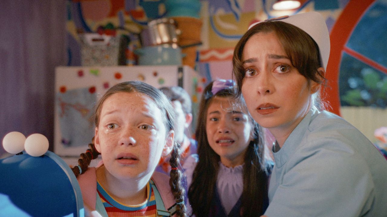 (L to R) Delaney Quinn and Cristin Milioti stars in 'Buddy'. Photo: Roadside Attractions.
