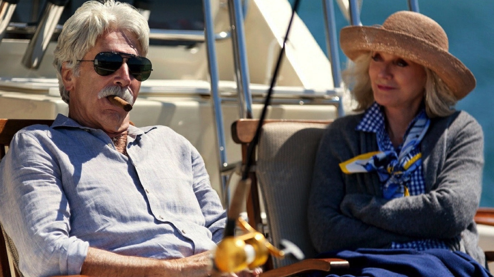 (L to R) Sam Elliott and Blythe Danner in 'I'll See You in my Dreams.' Photo: Bleecker Street.