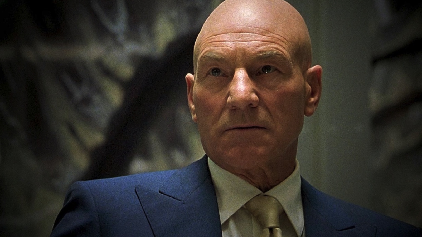Patrick Stewart as Professor Charles Xavier in 'X2'. Photo: 20th Century Fox. 